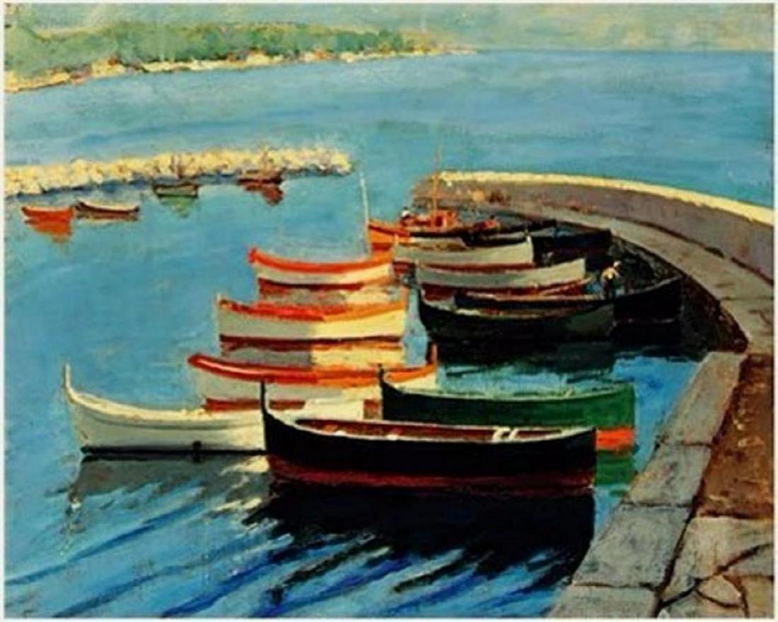 Sir Winston Churchill "A Study of Boats" FACSIMiLE S: Sir Winston Churchill "A STUDY OF BOATS" Lithograph Facsimile Signed Art, Size: 27" x 20" Edition Size: 750. Lithograph on special deluxe stock art paper. Printed under license in England by the Winst