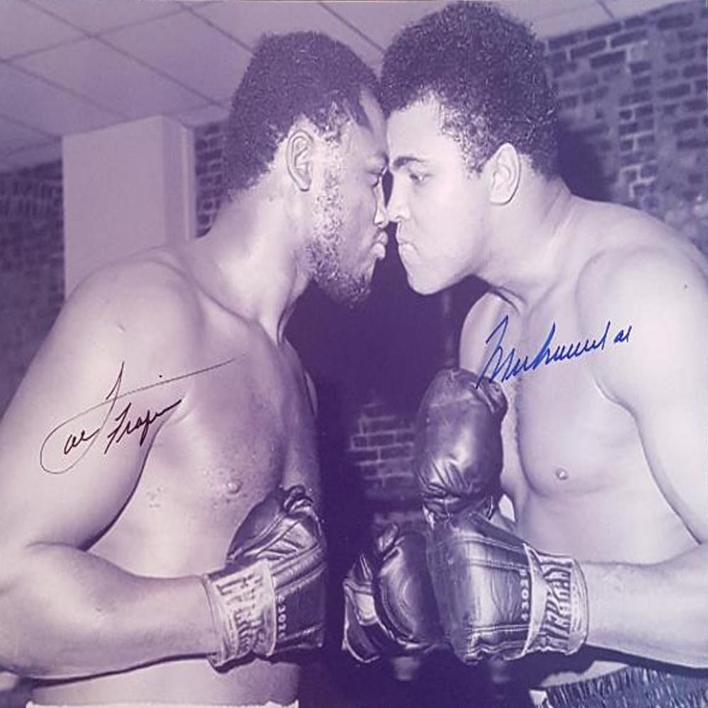 Ali / Frazier Double Signed 8 x 10 photo: Ali / Frazier Double Signed 8 x 10 photo