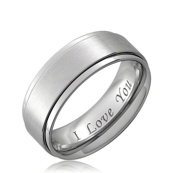 Men's Silver Lovers Titanium Ring: Men's Silver Lovers Titanium Ring . Note: This piece is Hand made and can take up to 3 week before it ship. This piece will be ship from Israel Via EMS ones shipped it will take 5 to 7 days for you to