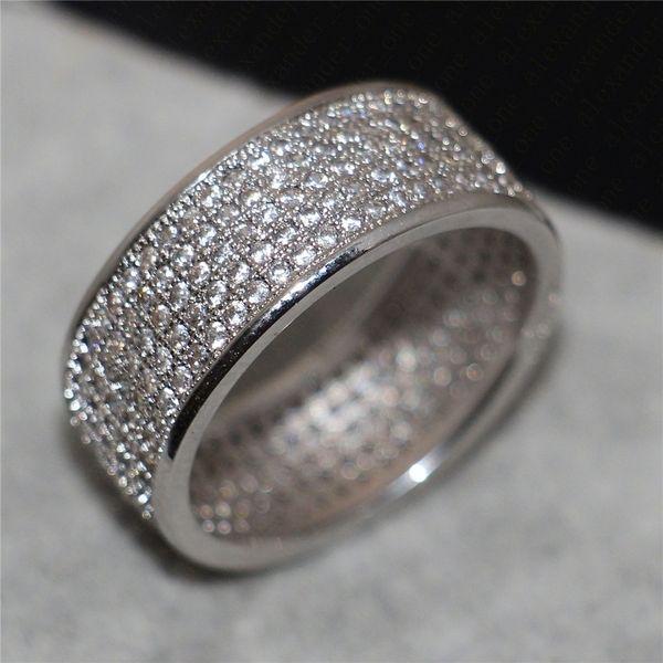 925 Solid Sterling Silver White Sapphire Diamond: 925 Solid Sterling Silver White Sapphire Diamond Wedding Band ring. Note: This piece is Hand made and can take up to 3 week before it ship. This piece will be ship from Israel Via EMS ones shipped it 