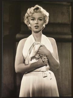 Marilyn Monroe, Sam Shaw, 1955, Seven Year Itch: Marilyn Monroe By Sam Shaw, 1955, Seven Year Itch. Vintage printing Photolitho, The actual items are crisp images Black on black archival matting size Approx: 16" x 13"
