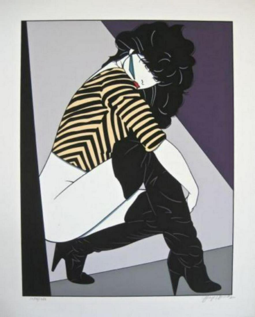 Patrick Nagel, from the The Playboy Portfolio, 1989: Patrick Nagel "Playboy Porfolio II" Serigraph, Publication date November 15, 1989 1250 signed and numbered. Print measures 20 x 16 Inches Estate signed by Jennifer Nagel.