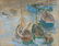 MANE KATZ (1894-1962) - Boats in the Harbour Gouache