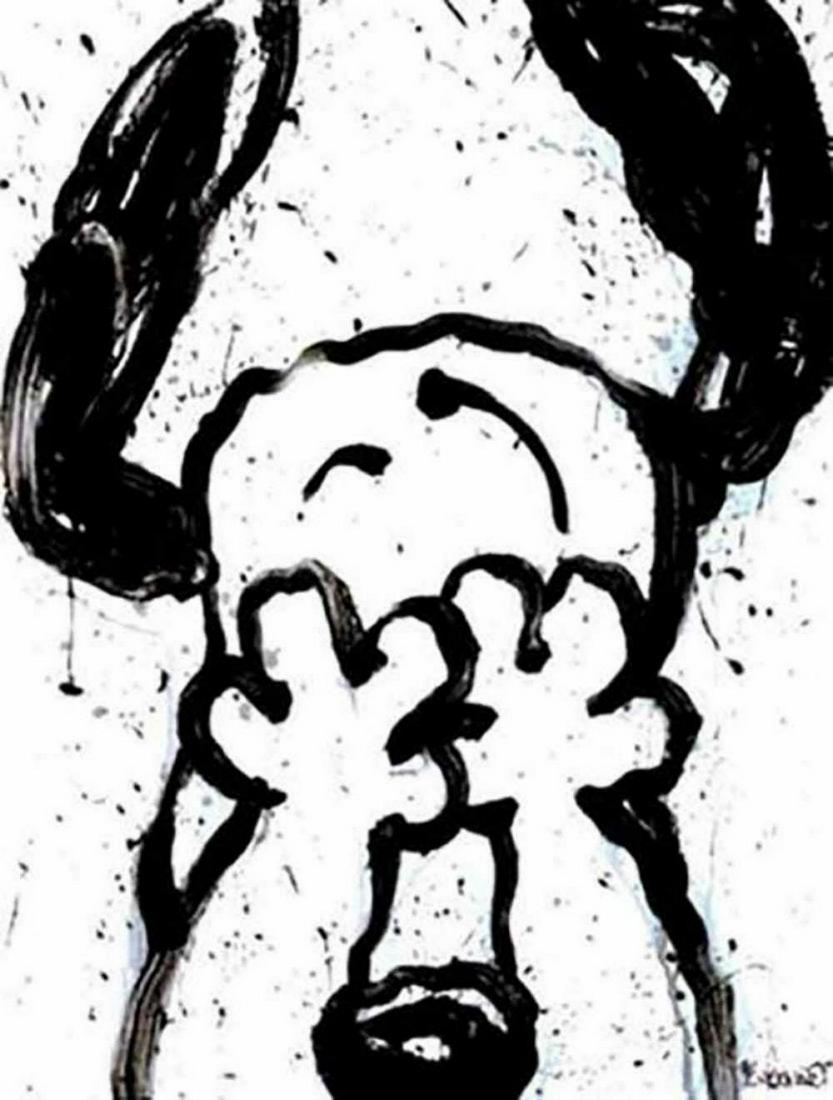 Tom Everhart, Lithograph "I Can't Believe My Eyes" S/N: "I Can't Believe My Eyes, Darling" 2002. Tom Everhart, Limited Edition Lithograph on Rives Bfk Paper. Size: 38x29 in | 97x74 cm. Edition: From the Edition of 500. Hand Signed : Lower Right. Condition: