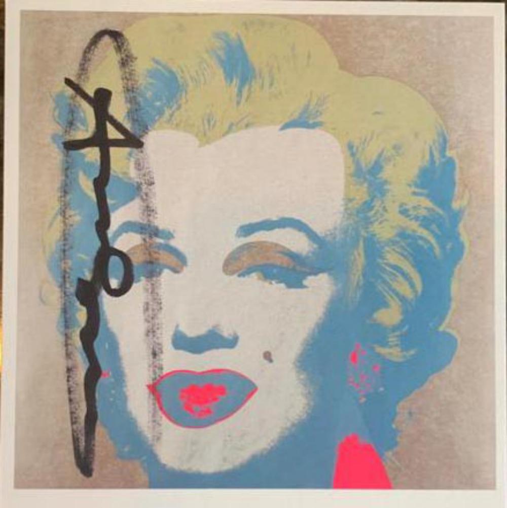 Andy Warhol, Marilyn Monroe 1967 hand signed: Andy Warhol, Marilyn Monroe 1967 invitation card Hand signed offset lithograph printed in colors, from the edition of an unknown size Paper Size: 4.1/8 x 5.7/8 inch, (10.5 x 15 cm) Images Size: 4.1/8