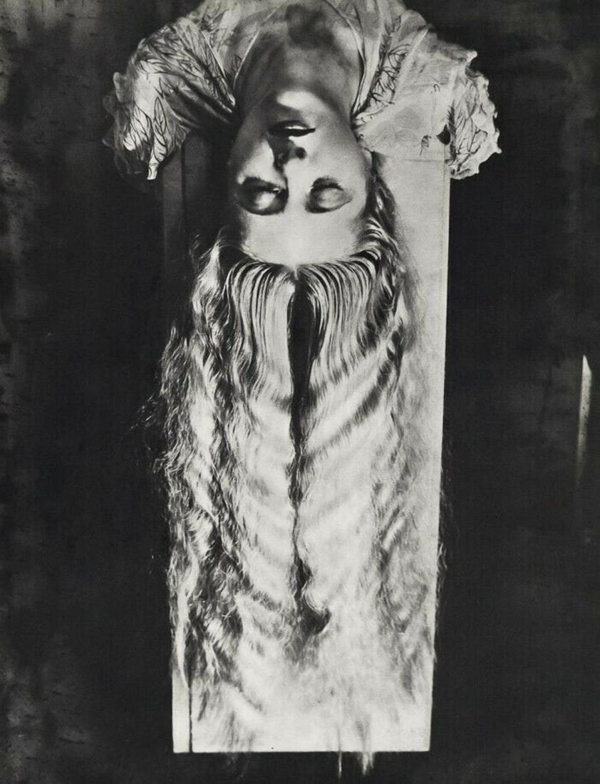 MAN RAY, Surreal Female 1929 Photo Gravure: Photographer: Man Ray (American born, 1890 - 1976) - Considered one of the most influential artists of the 20th century Man Ray lived most of his life in Paris, France. Best described as a modernist, 