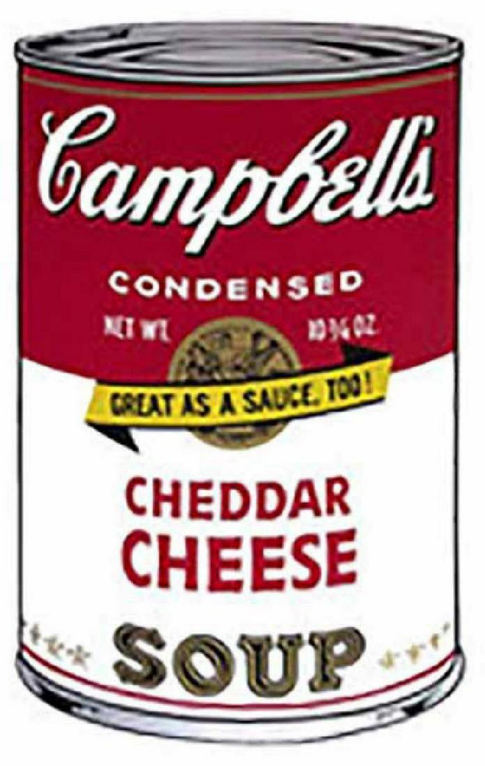 ANDY WARHOL "Campbell'S Soup II.10" SERIGRAPH SUNDAY B.: Original Limited Edition Silk-screen on 100% Acid Free Archival Museum Board. Paper Size: 35" x 23." Unsigned & unnumbered. Published by Sunday B. Morning. Excellent Condition; never framed or matted.