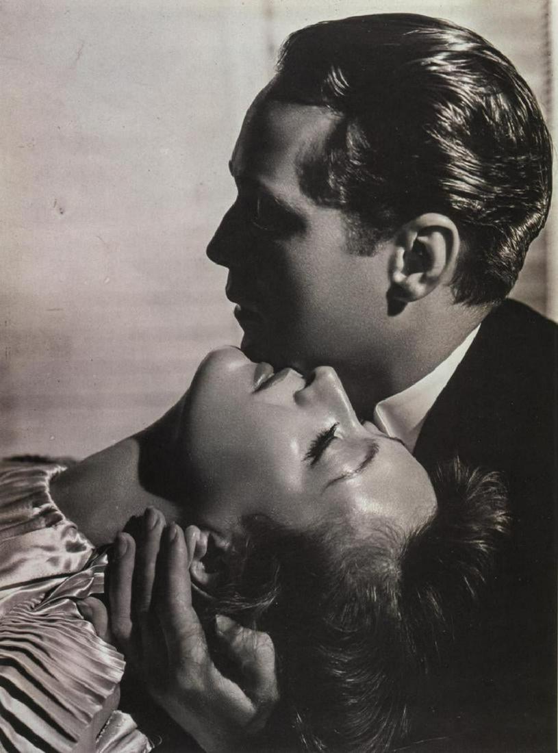 GEORGE HURRELL - Joan Crawford and Franchot Tone, 1936: Photographer: GEORGE HURRELLSubject: Joan Crawford and Franchot Tone. - art decoDate Of Negative: 1936Type Of Print: Vintage Photogravure.Date Of Print: 1990's Paper: Medium weight, satin/matte finish