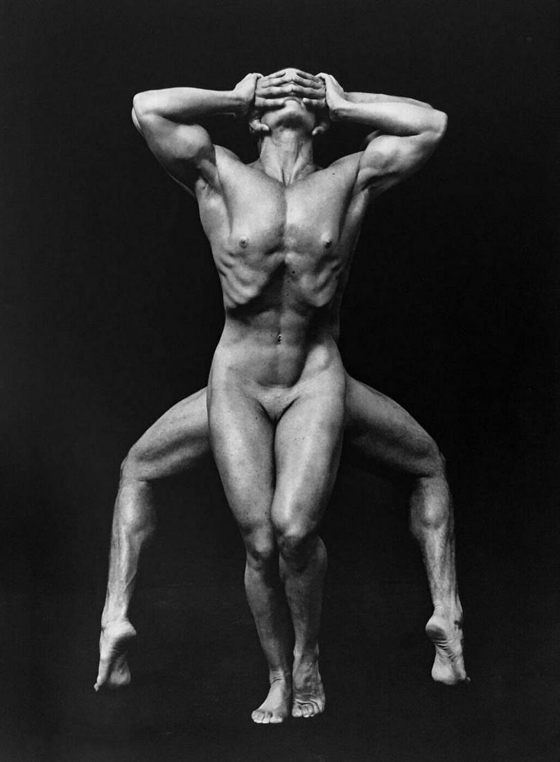HERB RITTS, MIMI And TONY, 1987: Photographer: Herbert "Herb" Ritts (American, 1952 - 2002) - renowned fashion, art and portrait photographer.Title: "Mimi and Tony, Los Angeles"Date Of Negative: 1987Type Of Print: Authentic Vintage S