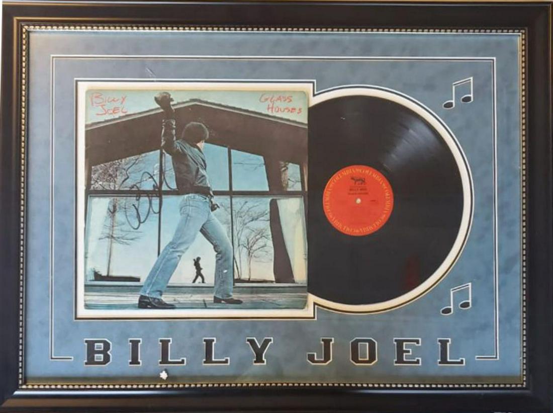 Billy Joel, Autographed record, framed: Billy Joel, Autographed record, framed. Recored in excellent condition, frame is in good condition and comes free and as is.