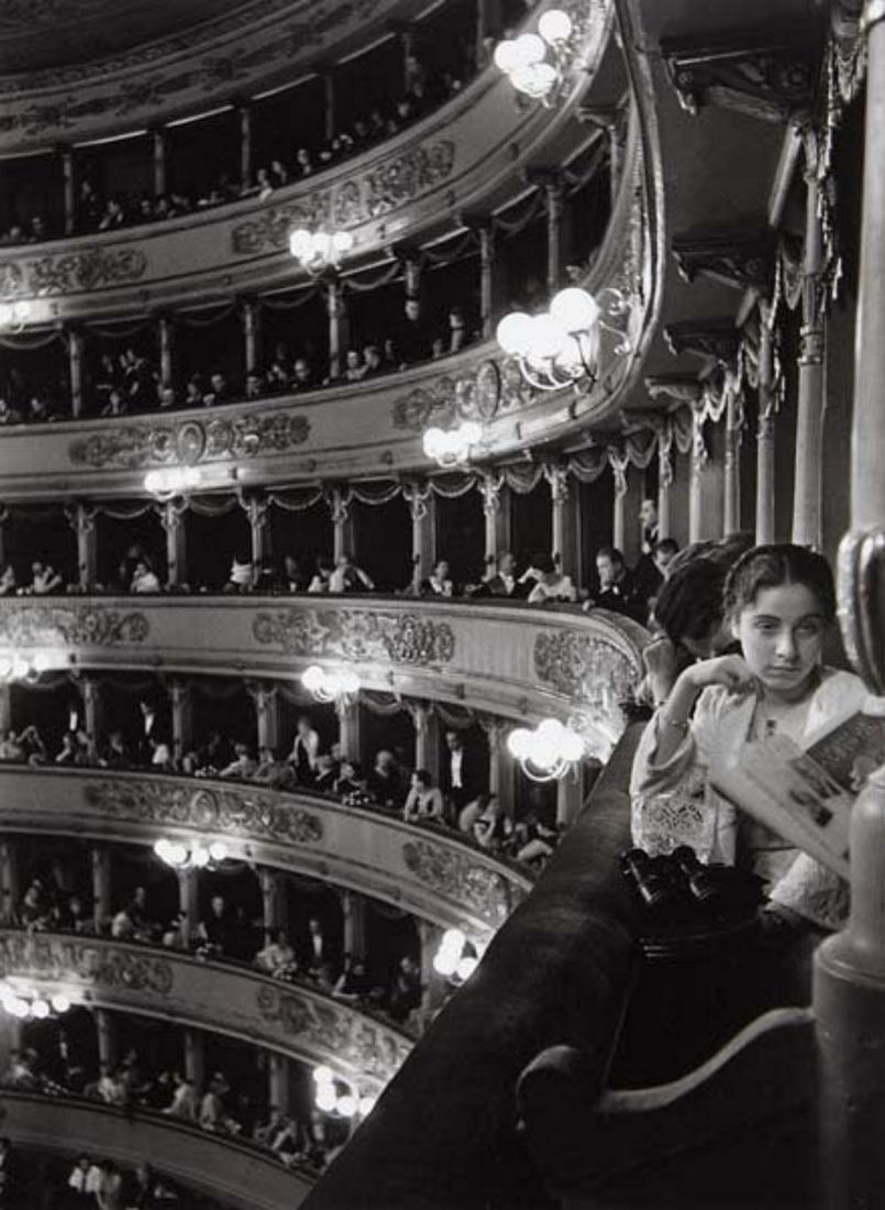 Alfred Eisenstaedt, 1933 LA SCALA OPERA HOUSE: Photographer: Alfred Eisenstaedt (German-born American, 1898 - 1995) - one of the most prolific and historically important photographers of the 20th century. Eisenstaedt achieved prominence as a photo