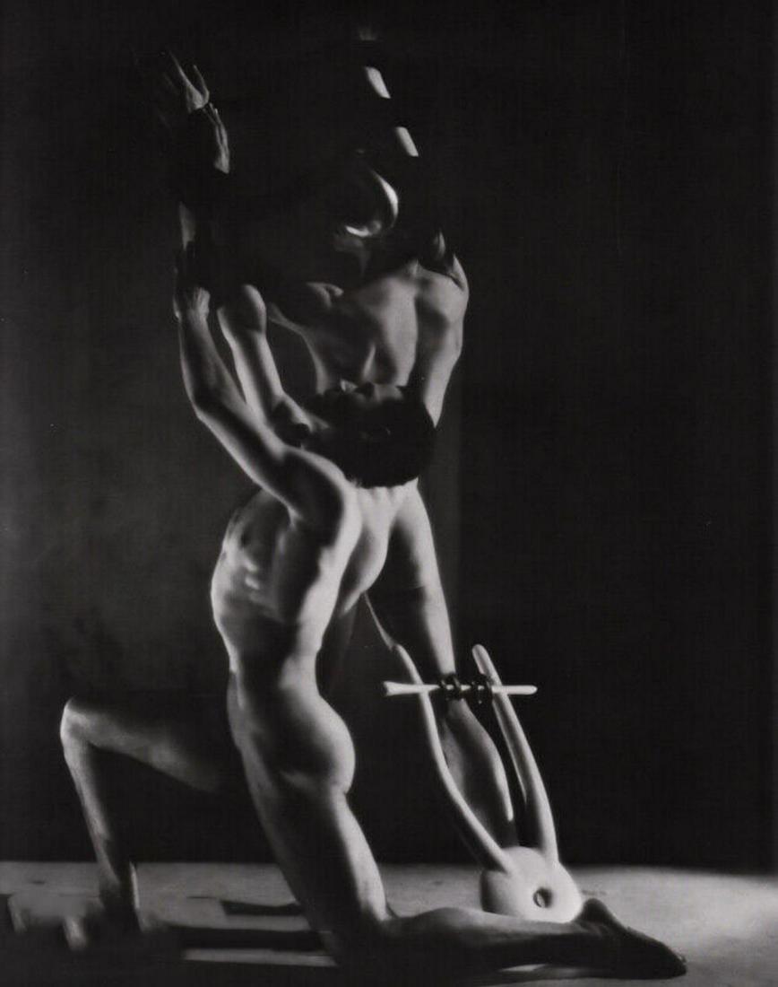 GEORGE PLATT LYNES, 1948 Orpheus Ballet: Photographer: George Platt Lynes (American 1907 - 1955) - Internationally renowned photographic artist - best known for portraiture, fashion, dance & nude studies.Subject: Ballet - Ballet Society - Ma