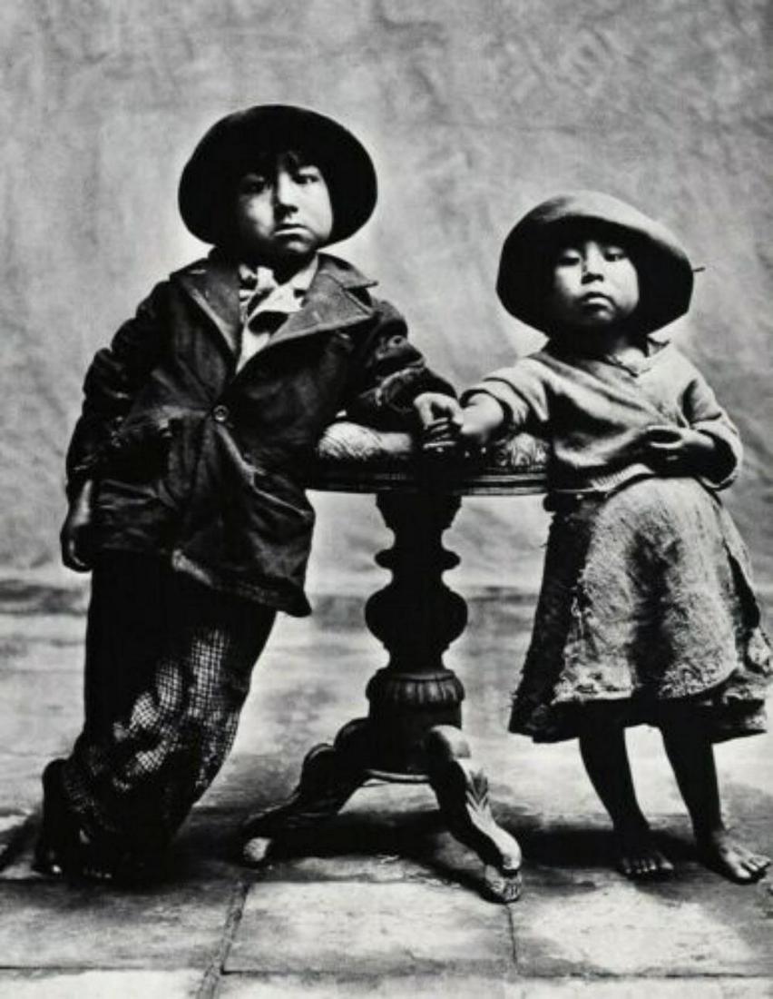 Irving Penn, 1948 Mountain Children Cusco Peru: Photographer: Irving Penn (American, 1917 - 2009) - American photographer known for his fashion photography, portraits and still life compositions. His work has been exhibited internationally and is h