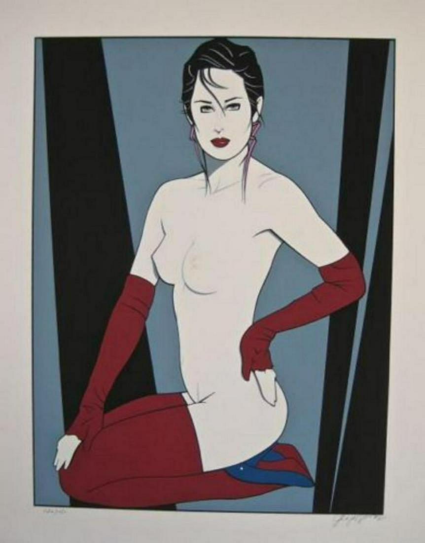 Patrick Nagel, from the The Playboy Portfolio, 1989: Patrick Nagel "Playboy Porfolio II" Serigraph, Publication date November 15, 1989 1250 signed and numbered. Print measures 20 x 16 Inches Estate signed by Jennifer Nagel.