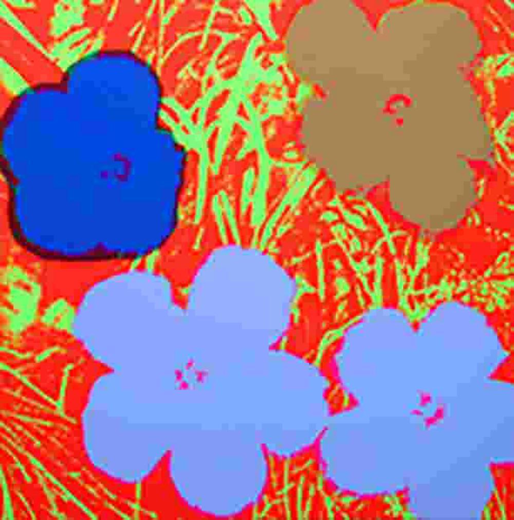 ANDY WARHOL FLOWERS 11.69 SERIGRAPH SUNDAY B. MORNING: Artist: Andy Warhol Title: Flowers (Sunday B. Morning) Size: 36" X 36" Verso: Fill in your own signature and, published by Sunday B. Morning stamps Technique: serigraph Paper: Museums board Marking: s