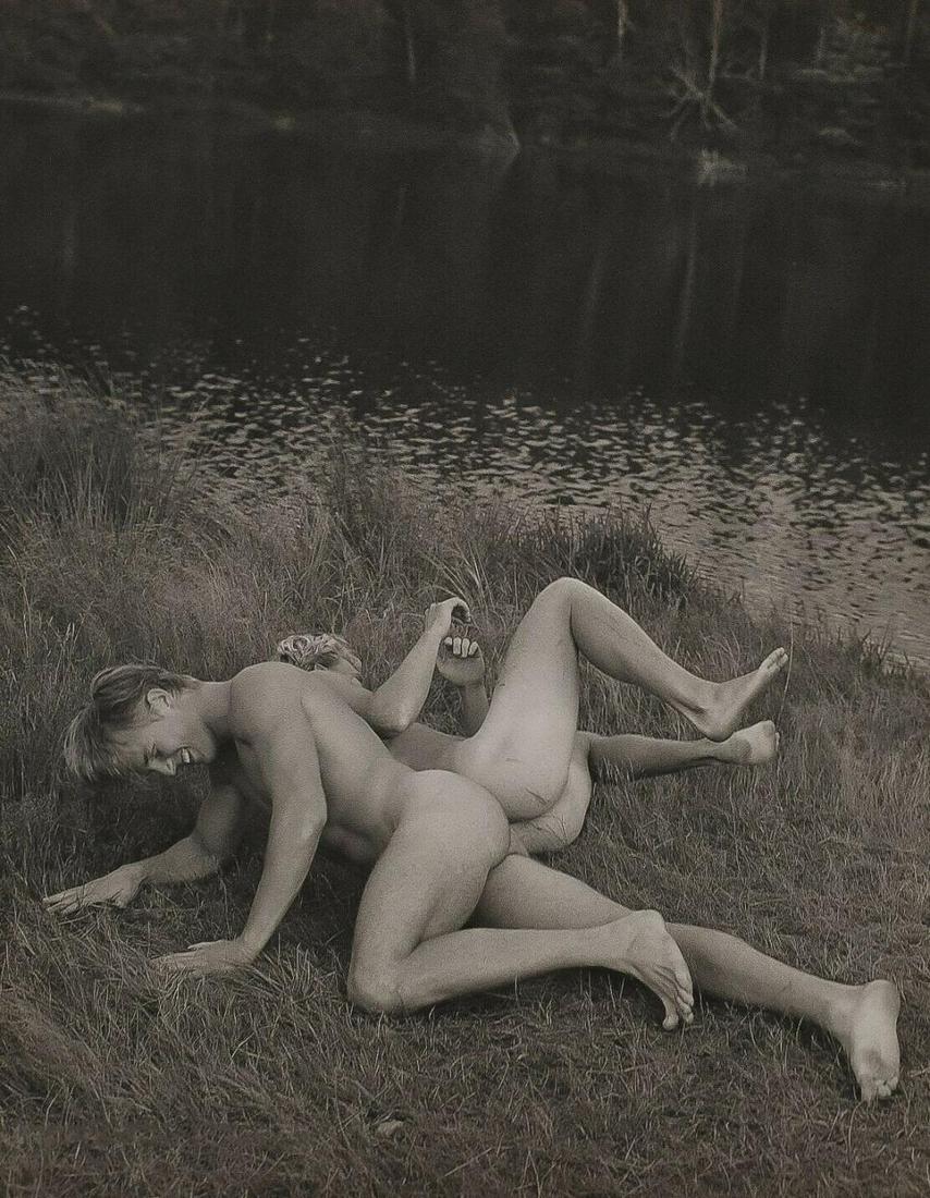 BRUCE WEBER, 1989 Young Men by the Lake: Photographer: Bruce Weber (American, b. 1946) - internationally renowned American fashion photographer best known for his racy, erotically charged imagery. Weber has shot the ad campaigns of Calvin Kl