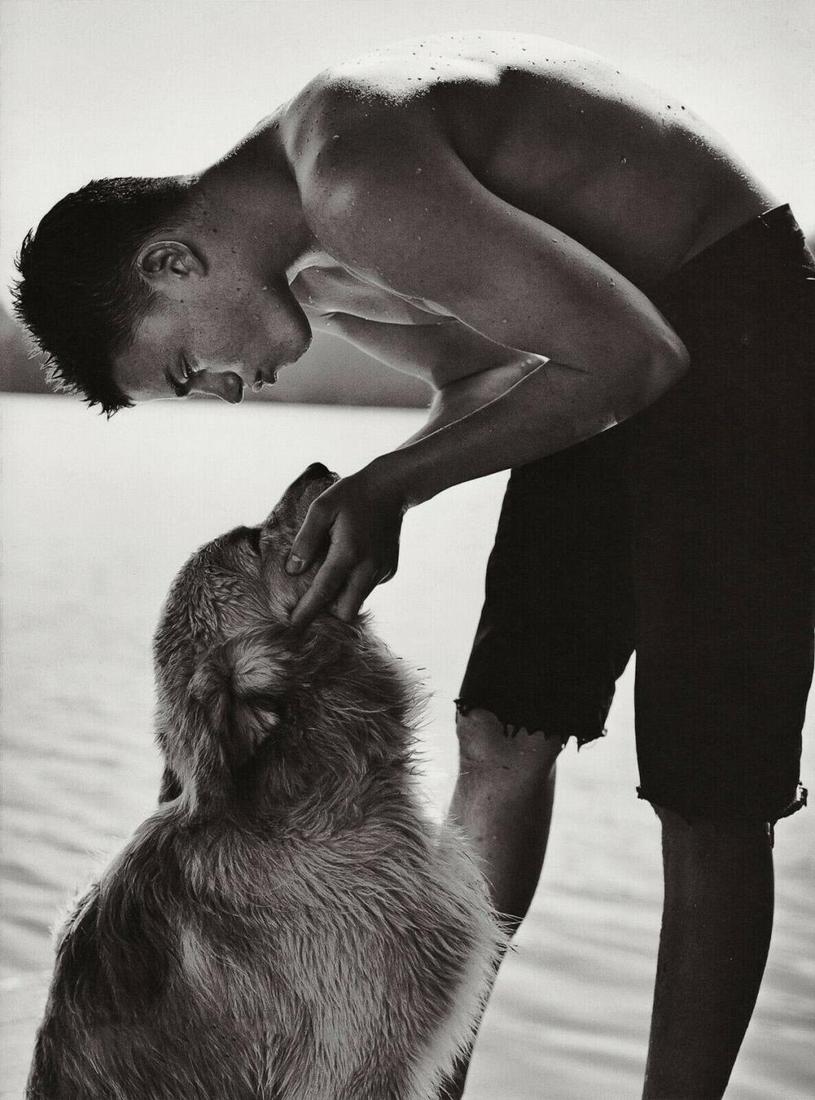 BRUCE WEBER Boy & Dog Adirondack Park New York 1993 (1 of 1)