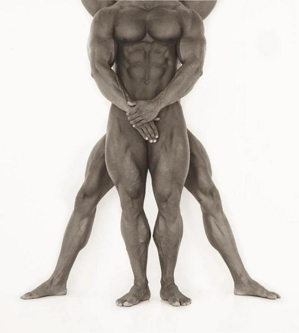 Herb Ritts, original platinum Photograph "Duo VIII 1990 (1 of 5)