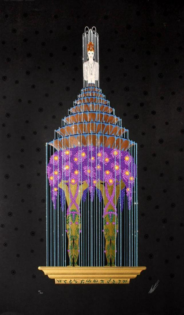 Erte, "Perfume - 1986", Serigraph Signed & numbered (1 of 1)