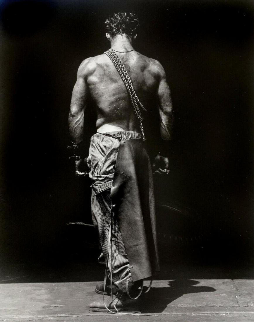 HERB RITTS, Fred With Chains, 1984 (1 of 1)