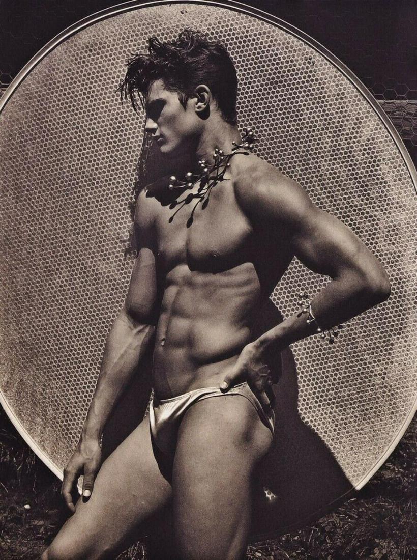 BRUCE WEBER, 1990 Man Body Model: Photographer: Bruce Weber (American, b. 1946) - internationally renowned American fashion photographer best known for his racy, erotically charged imagery. Weber has shot the ad campaigns of Calvin Kl