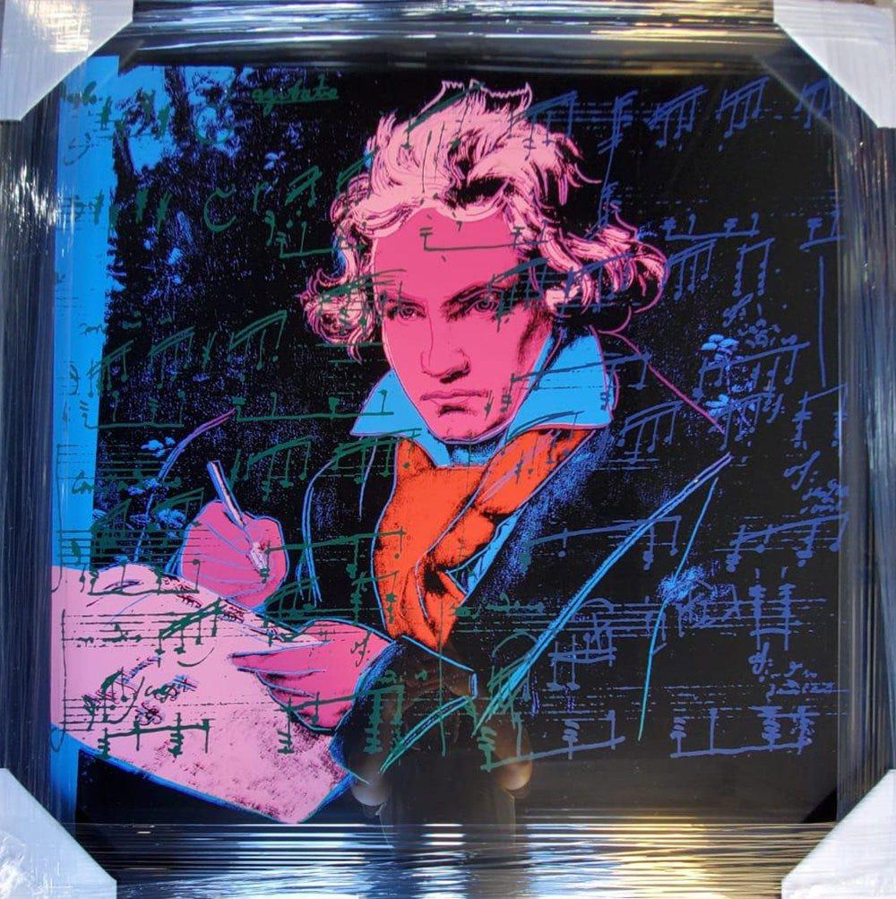 ANDY Warhol, "Beethoven 392" silkscreen ,1987 FRAMED (1 of 2)