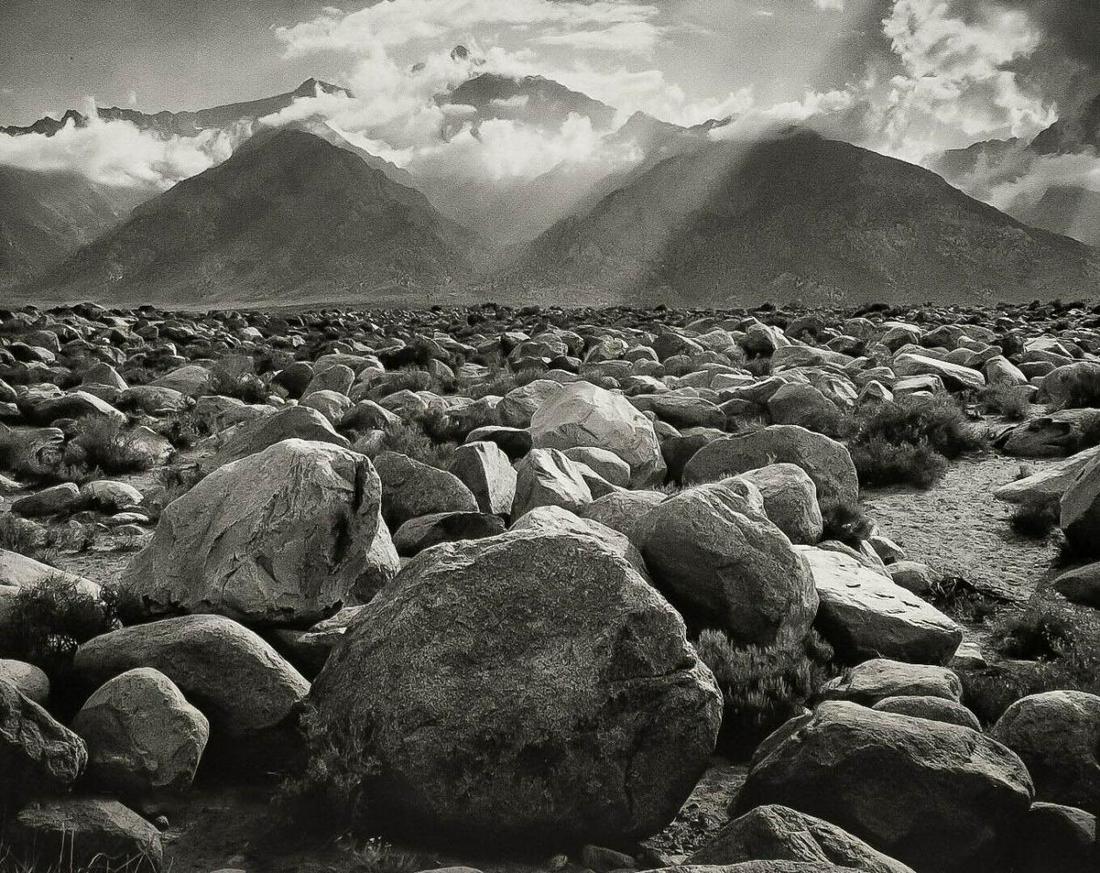 ANSEL ADAMS, Rock Boulders Sierra Nevada, 1944 (1 of 1)