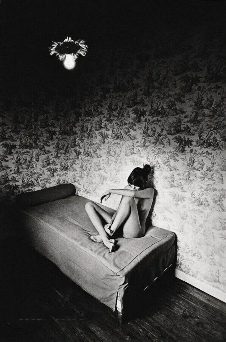 JEANLOUP SIEFF, "Etretat", Normandie France - 1979: Photographer: Jeanloup Sieff (French, 1933 - 2000) - French photographer critically acclaimed for his portraits, landscapes, nude studies and fashion imagery. He often made use of a wide angle lens, i