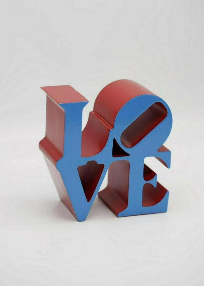 ROBERT INDIANA - Love Red Blue, include original COA (1 of 5)