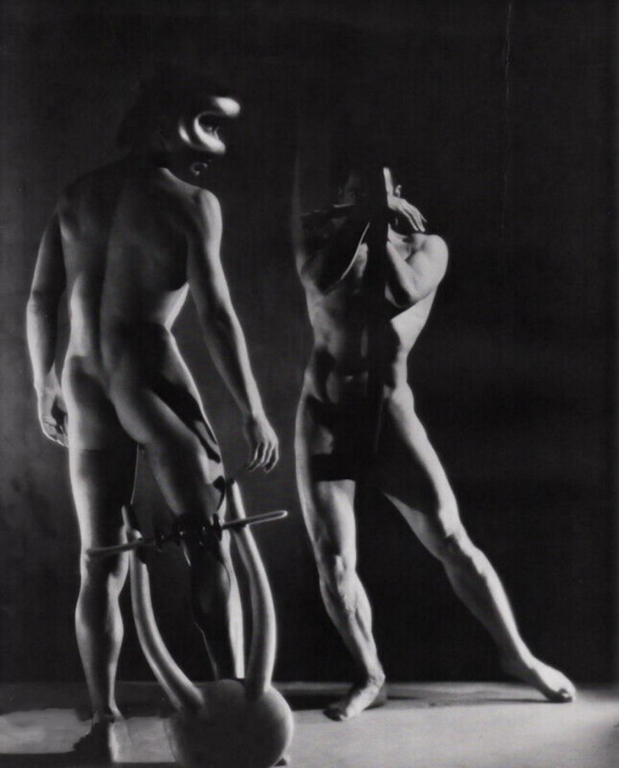 GEORGE PLATT LYNES, 1948 Orpheus Ballet: Photographer: George Platt Lynes (American 1907 - 1955) - Internationally renowned photographic artist - best known for portraiture, fashion, dance & nude studies.Subject: Ballet - Ballet Society - Ma