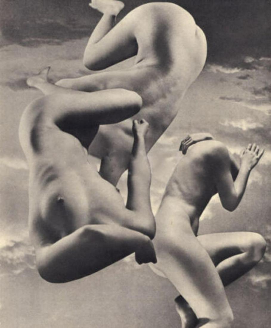 Pierre Boucher, "Chute Des Corps, 1937": Photographer: Pierre Boucher (France, 1908 - 2000) - prolific and internationally renown photographer of the twentieth century. Boucher is perhaps best known as a pioneer of modernism in photographic 