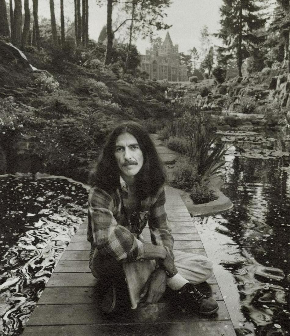 Terry O'Neill - George Harrison in Seclusion, 1975: Artist: Terry O'Neill Title: George Harrison in Seclusion, 1975 Type Of Print: Authentic Vintage Sheet Fed Photogravure/Heliogravure Dimensions: 6.6x9.5"