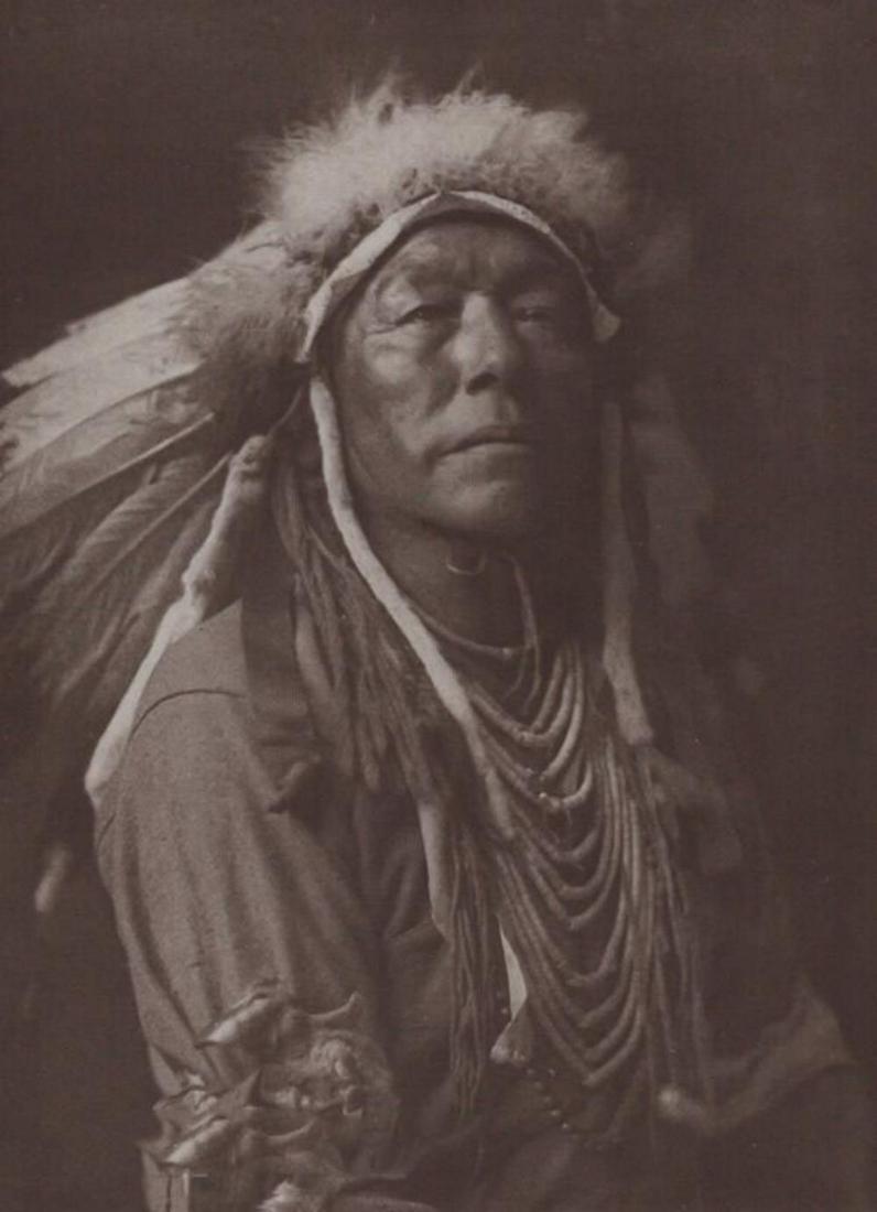 EDWARD CURTIS Native American Indian Chief Apsaroke (1 of 1)