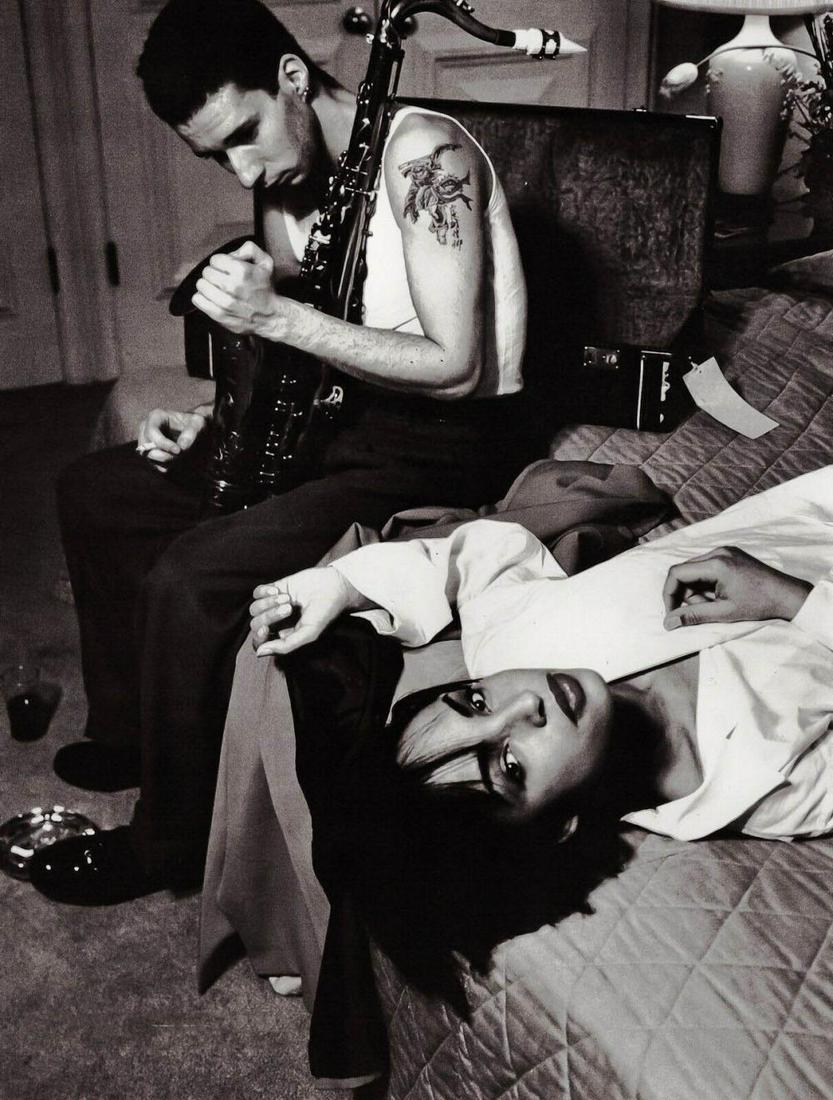 HELMUT NEWTON, The singer Sade, Beverly Hills, 1985: Photographer: Helmut Newton (Germany, 1920 - 2004) - best known for his erotically charged highly stylized images, Helmut Newton was one of the most influential fashion photographers of all time. Subj