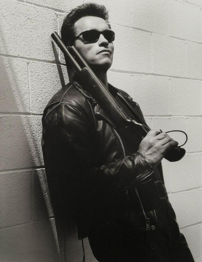 HERB RITTS, Arnold Schwarzenegger, LA. Terminator, 1991 (1 of 1)