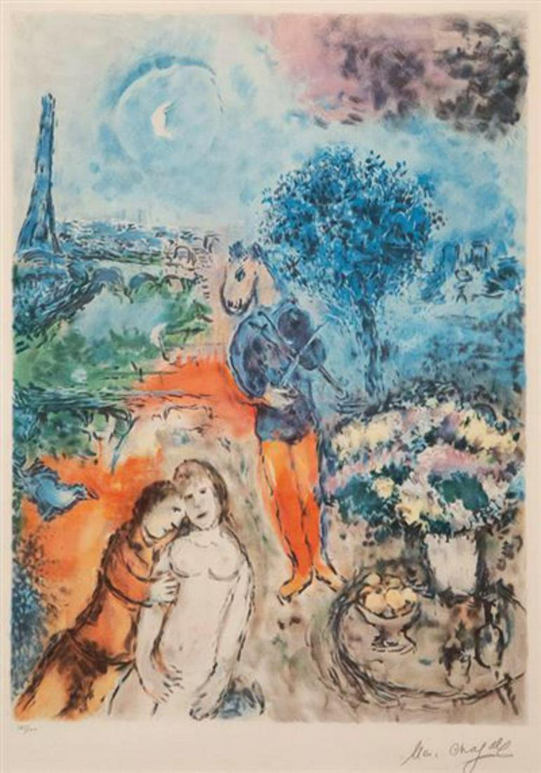 Marc Chagall "Serenade" limited edition lithograph (1 of 1)