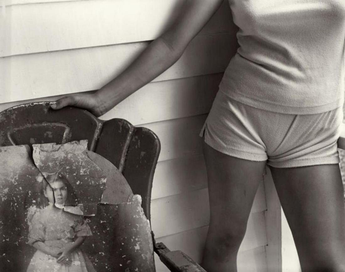 Sally Mann, #2 “At twelve", 1983: Photographer: Sally Mann is an American photographer, widely known for her large-format, black-and-white photographs—at first of her young children, then later of landscapes suggesting decay and dea
