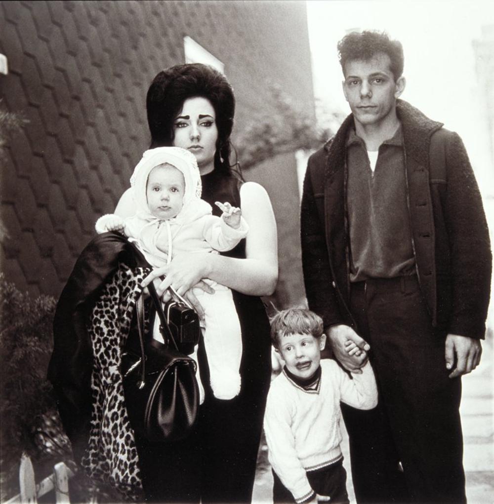 DIANE ARBUS - Brooklyn Family, 1966: Photographer: Diane Arbus Born: March 14, 1923, New York, New York, United States. Died: July 26, 1971, Westbeth Artists Housing, New York, United States. Diane Arbus was an American photographer. Arb