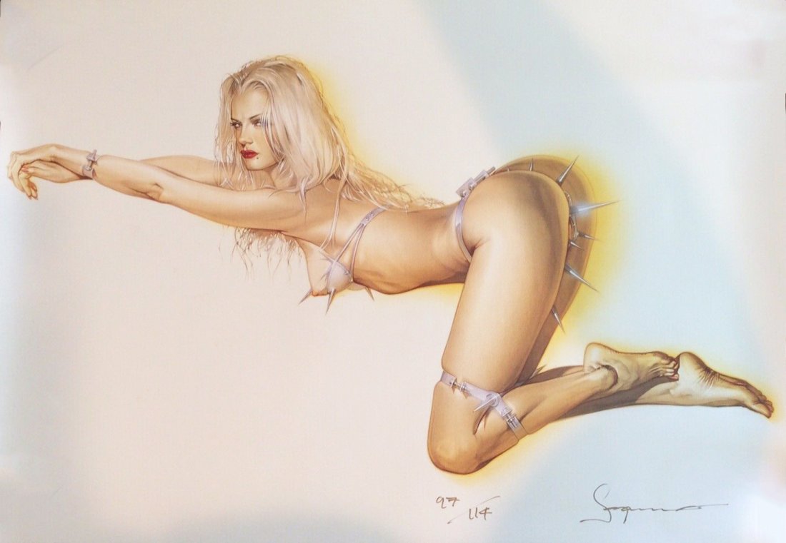 Hajime Sorayama, Print-41, Signed & Numbered Lithograph (1 of 3)