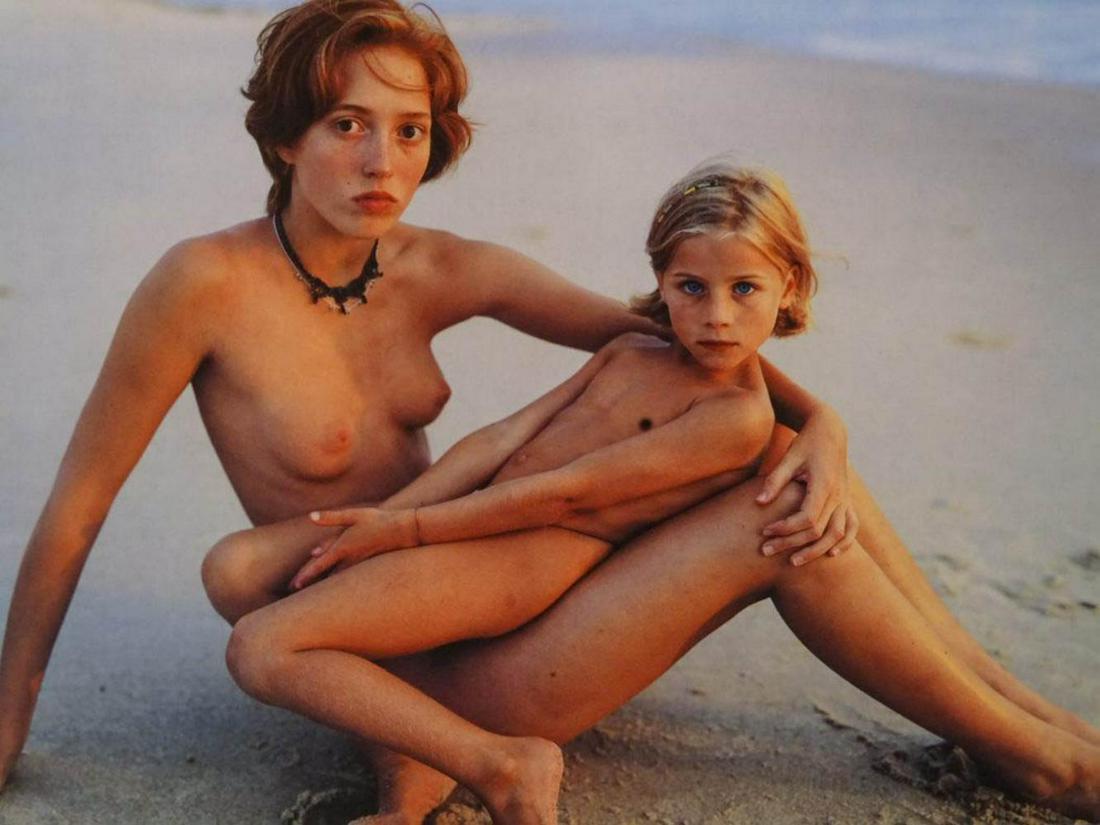Jock Sturges,Vanessa et Adele, 2000 Signed # 10/40: Jock Sturges, Vanessa et Adele: Montalivet, France, 2000. Hand signed, Titled, Dated and numbered in pencil by the artist. Digital Pigment Color Print 14" x 10" (35.5 x 26 cm.) Edition number: 10/40.