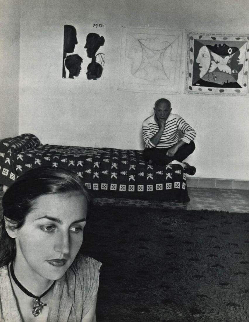 Robert Doisneau, 1955 PABLO PICASSO & Wife Vallauris (1 of 1)