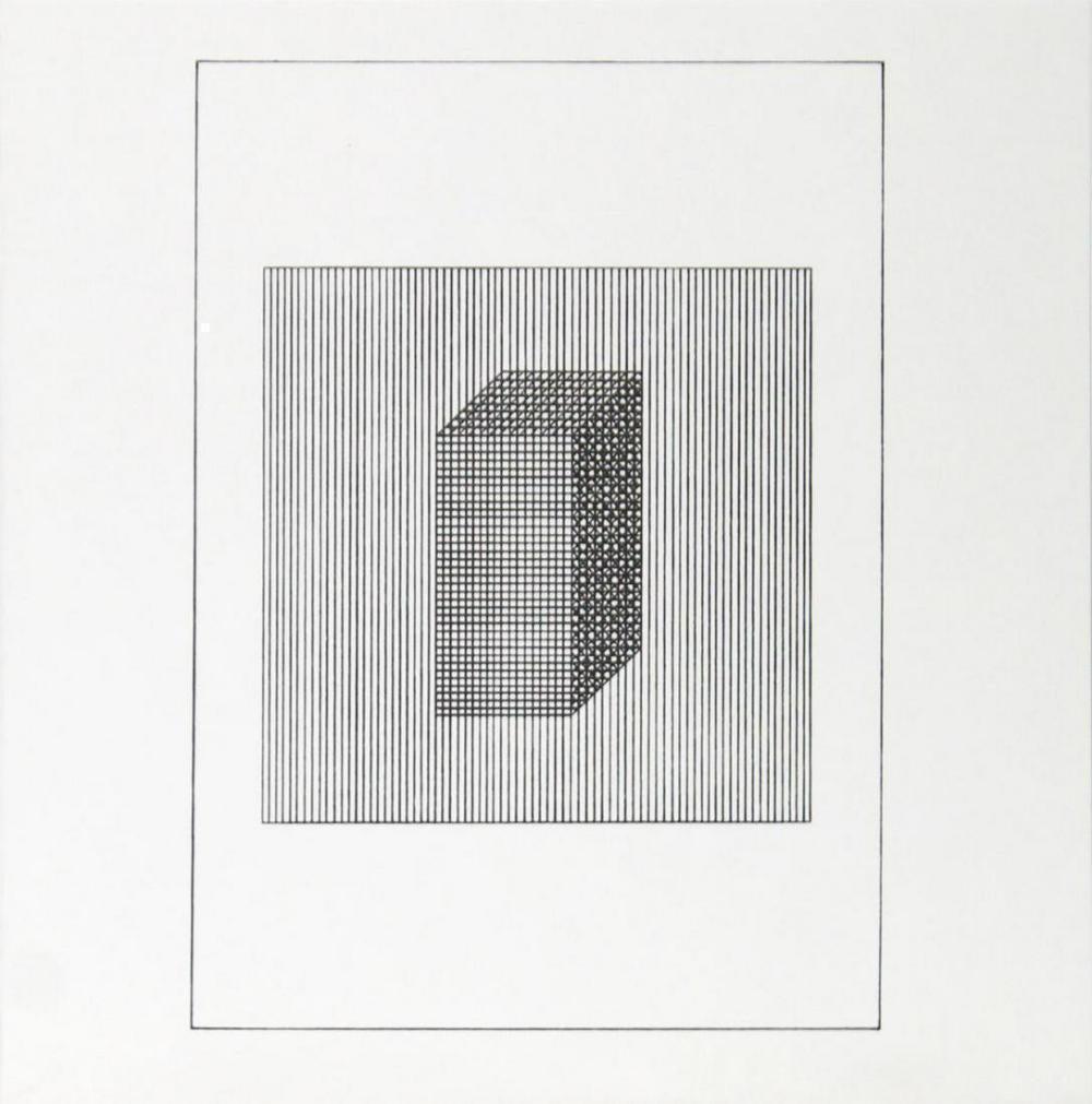 Sol Lewitt - Silkscreen from the Suite "Ficciones" (1 of 1)