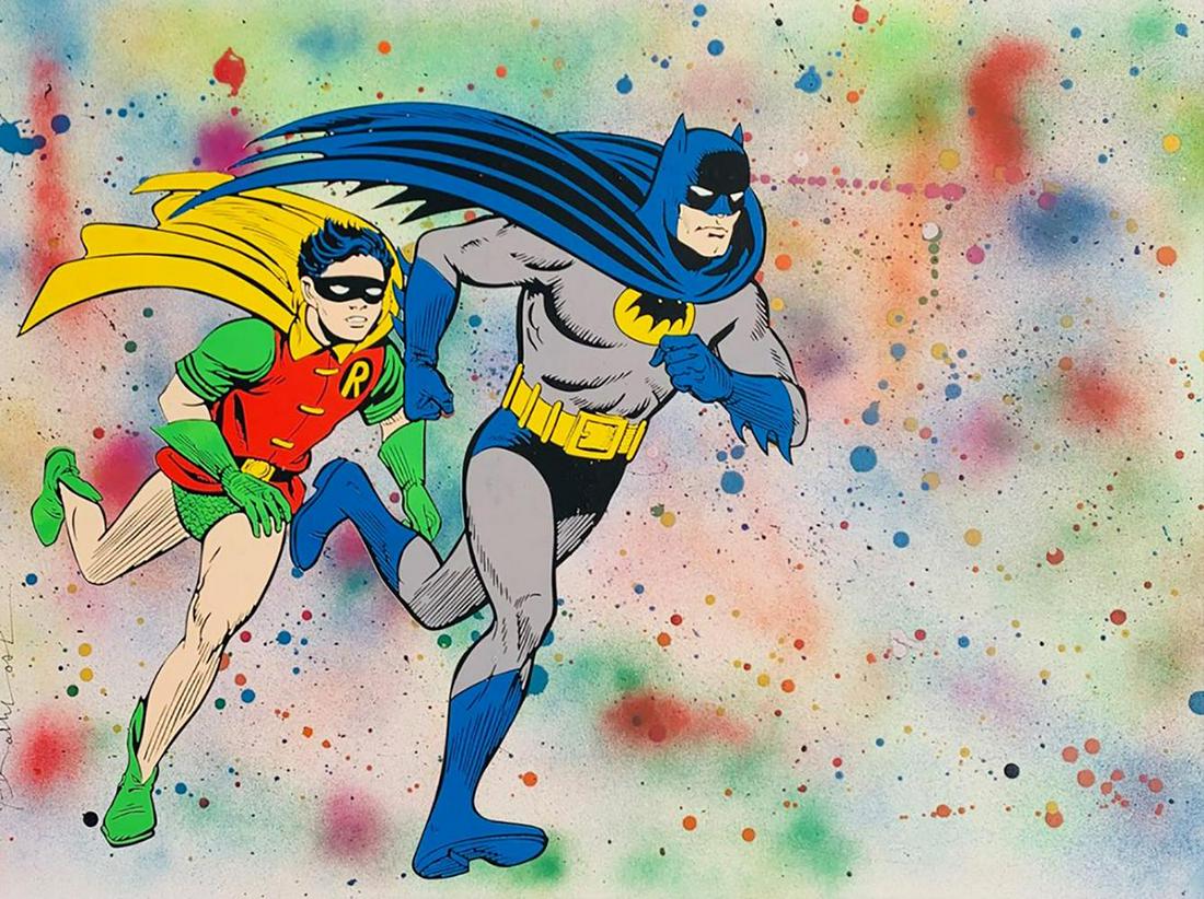 Mr. Brainwash, Batman & Robin, Original 1/1 Mixed media (1 of 5)