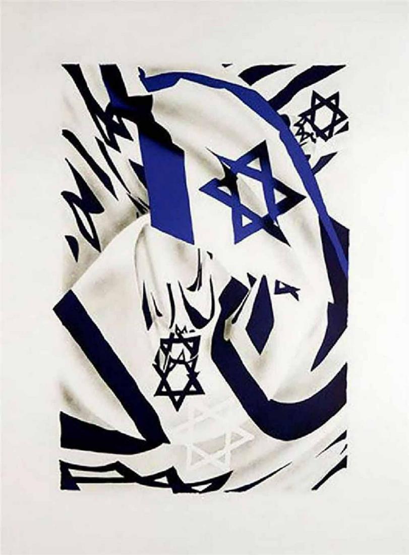 JAMES ROSENQUIST "THE ISRAEL FLAG AT THE SPEED OF (1 of 1)