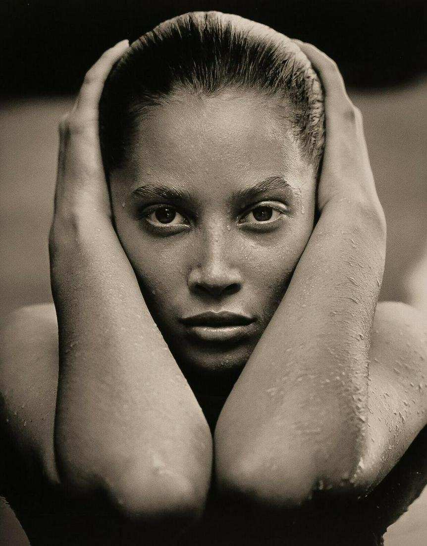 Herb Ritts, Christy Turlington, Hollywood,1988: Photographer: Herbert "Herb" Ritts (American, 1952 - 2002) - renowned fashion, art and celebrity photographer. Subject: Christy Turlington, Hollywood,1988. Date Of Negative: 1988 Type Of Print: Quadto
