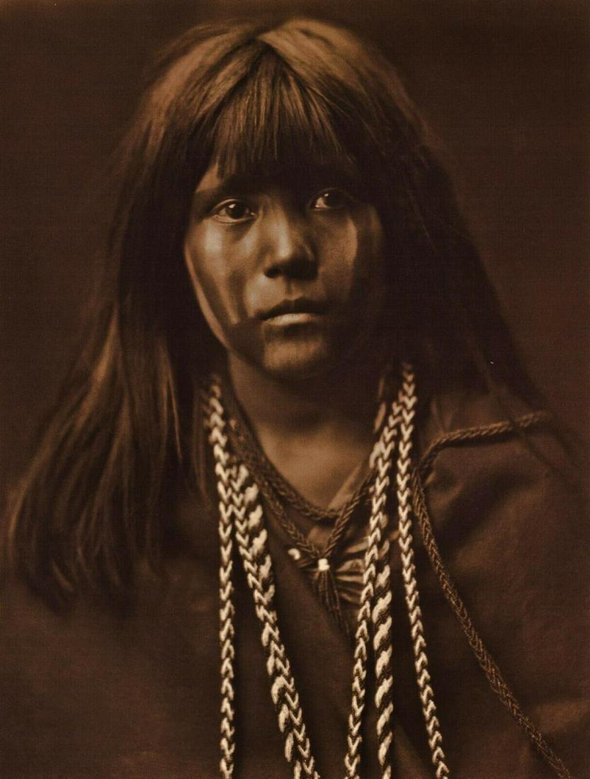 EDWARD CURTIS, Native American Indian Girl Mohave Tribe (1 of 1)