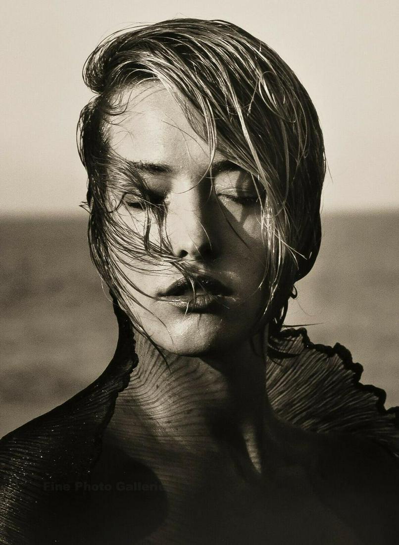 HERB RITTS, Tatjana, Earthly powers. 1, Hawaii, 1989: Photographer: Herbert "Herb" Ritts (American, 1952 - 2002) - renowned fashion, art and celebrity photographer. Subject: Tatjana, Earthly powers. 1, Hawaii. Date Of Negative: 1989 Type Of Print: Quadto