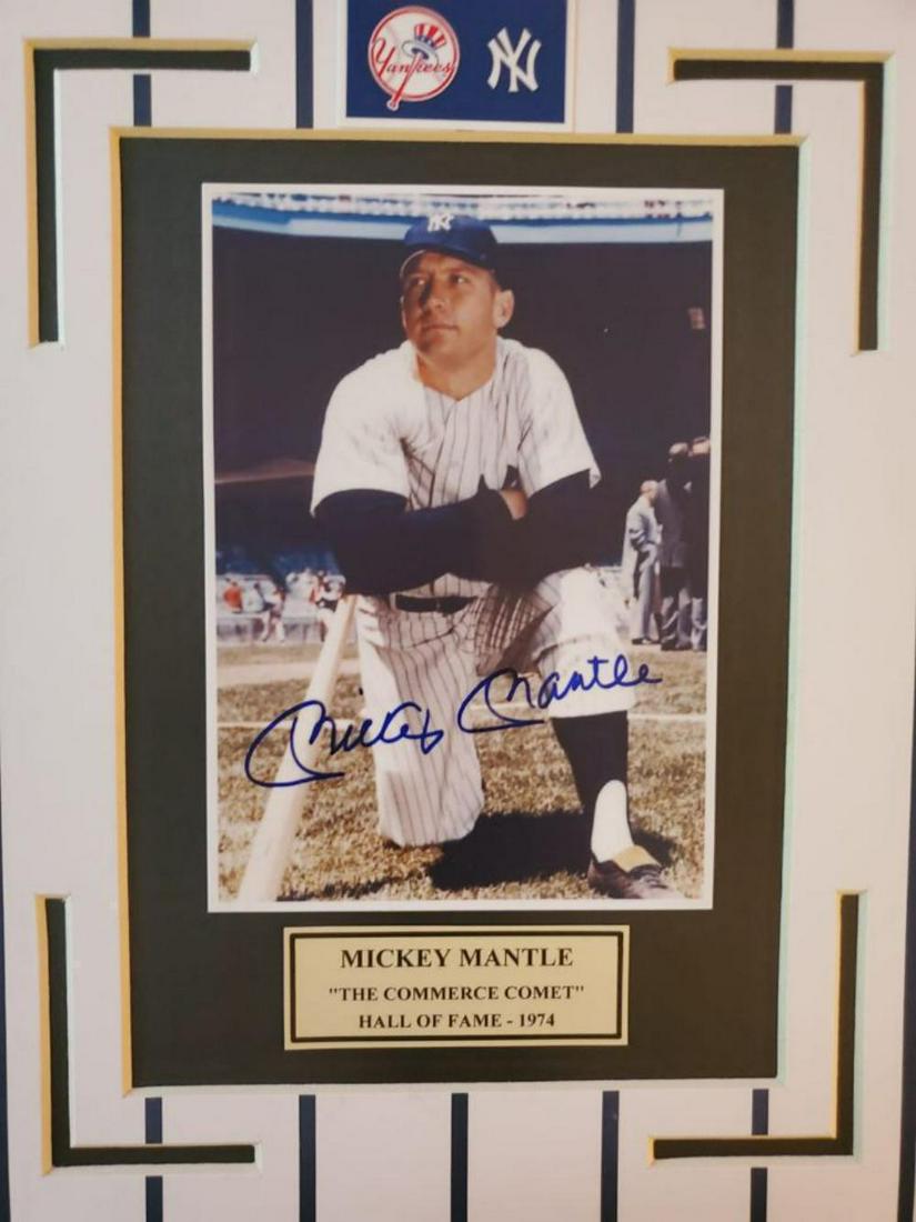 Mickey Mantle, autographed 8x10 photo (1 of 1)