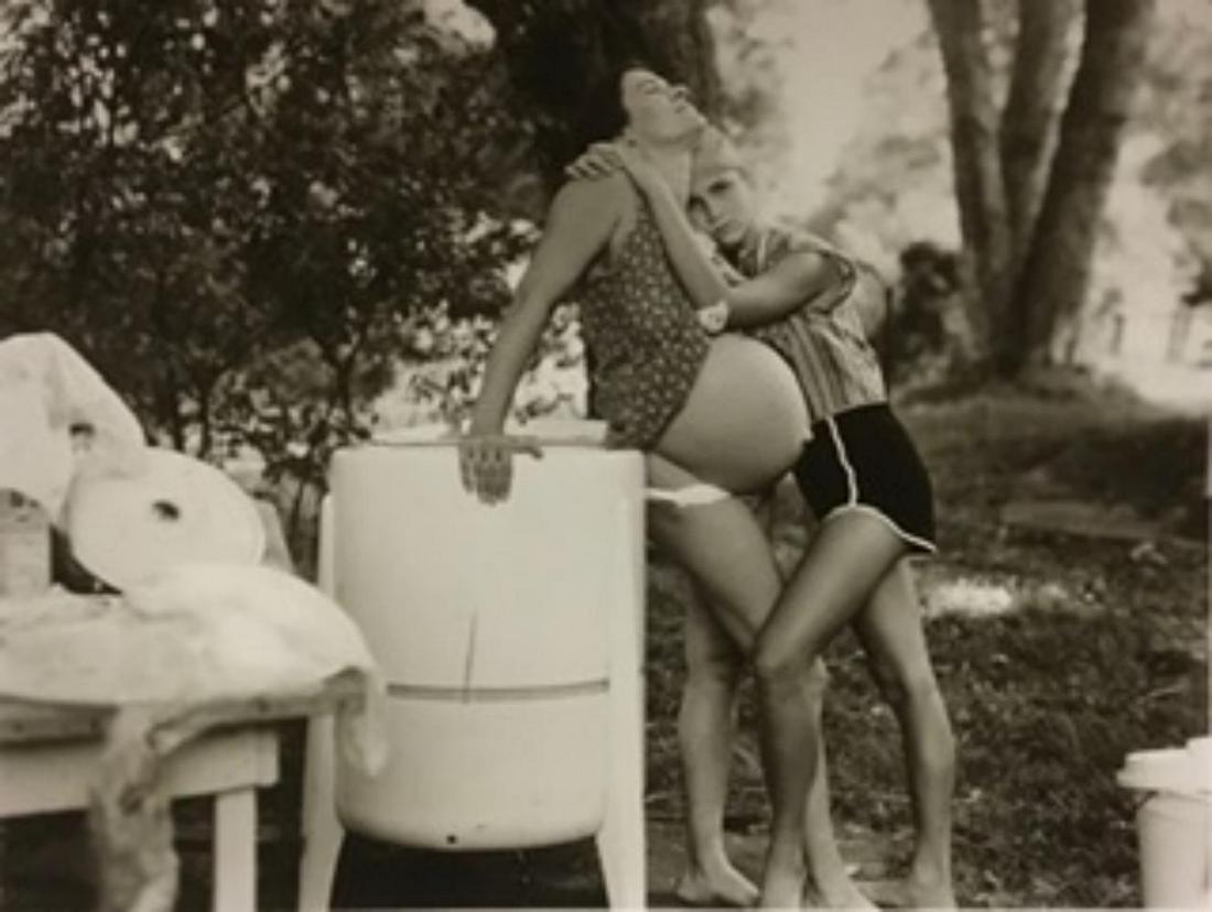 Sally Mann, #3 “At twelve" 1978: Photographer: Sally Mann is an American photographer, widely known for her large-format, black-and-white photographs—at first of her young children, then later of landscapes suggesting decay and dea