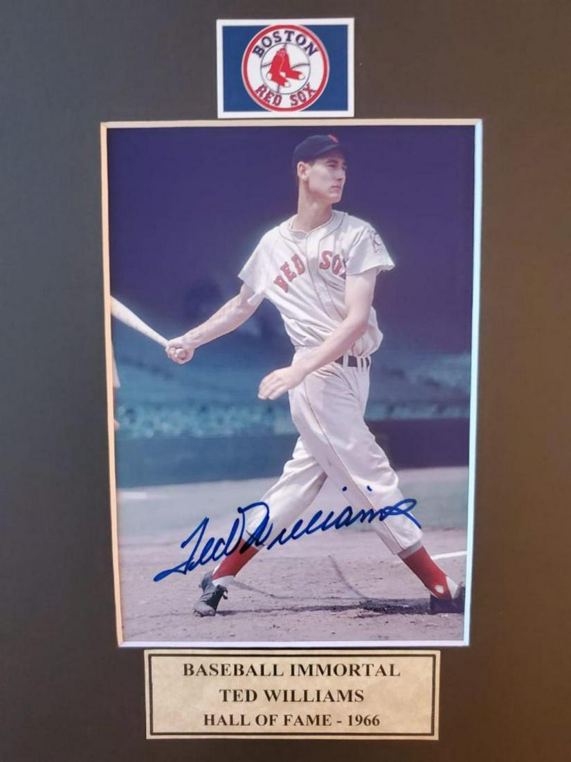 Ted Williams, autographed 8x10 photo (1 of 1)